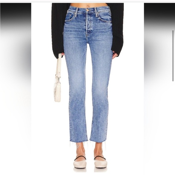 MOTHER Blue Ankle & Cropped Jeans - Picture 15 of 16